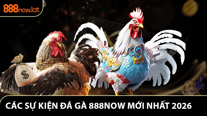 Các sự kiện đá gà 888NOW mới nhất 2026